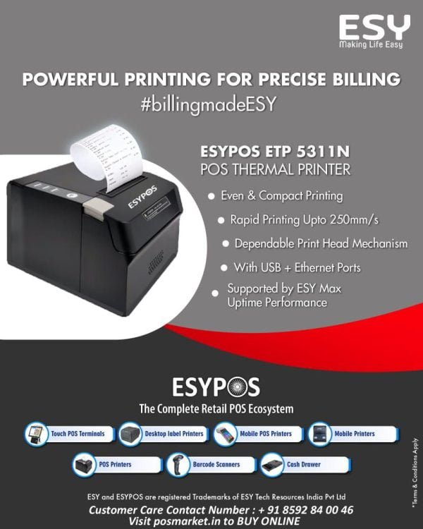 Esypos ETP 5311N Thermal Printer