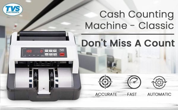TVS Cash Counting Machine - CC 232 Classic+