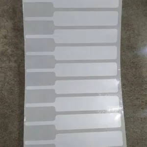 81x12 synthetic/polyester label