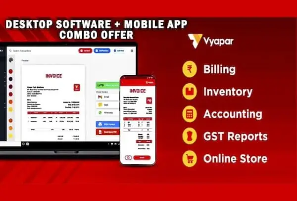 Vyapar Billing Software for Retail, Wholesale & Restaurant Businesses - Image 2